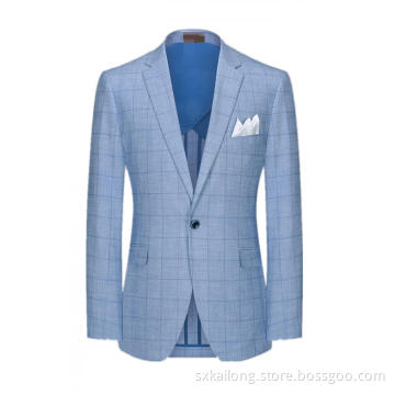 Slim herrar check blazer